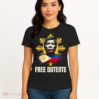 Free Duterte Supporter President Rodrigo Digong Patriots Women's T-Shirt thumb 4