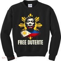 Free Duterte Supporter President Rodrigo Digong Patriots Kids Sweatshirt thumb 0