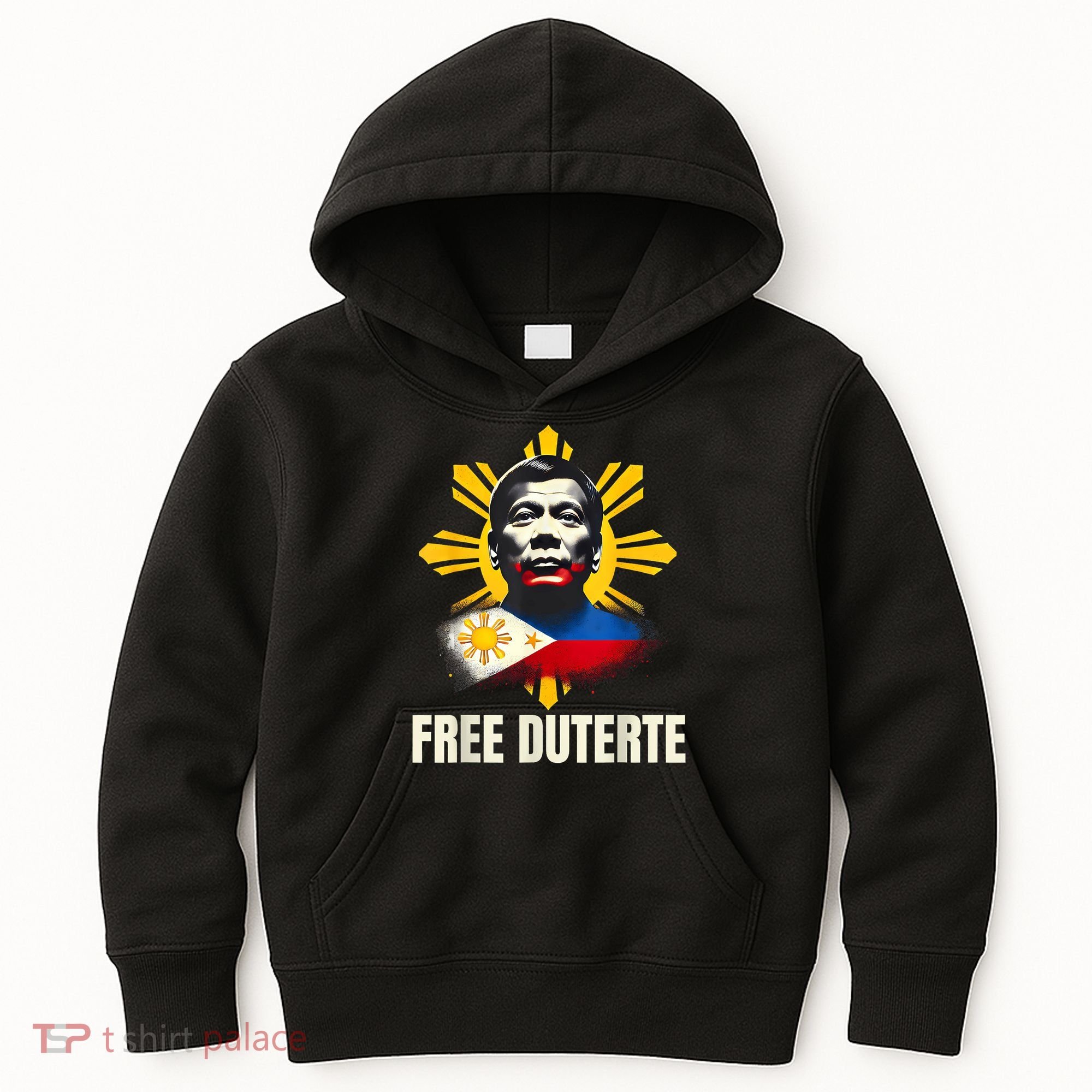 Free Duterte Supporter President Rodrigo Digong Patriots Kids Hoodie