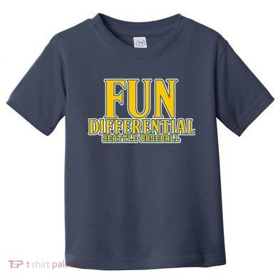 Fun Differential Seattle Baseball Toddler T-Shirt