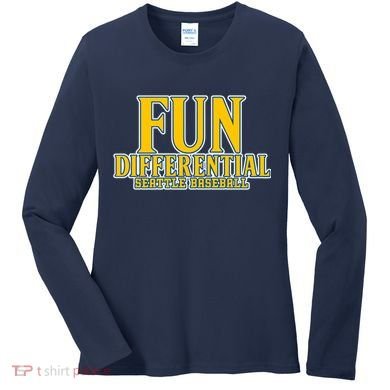 Fun Differential Seattle Baseball Women's Long Sleeve Shirt