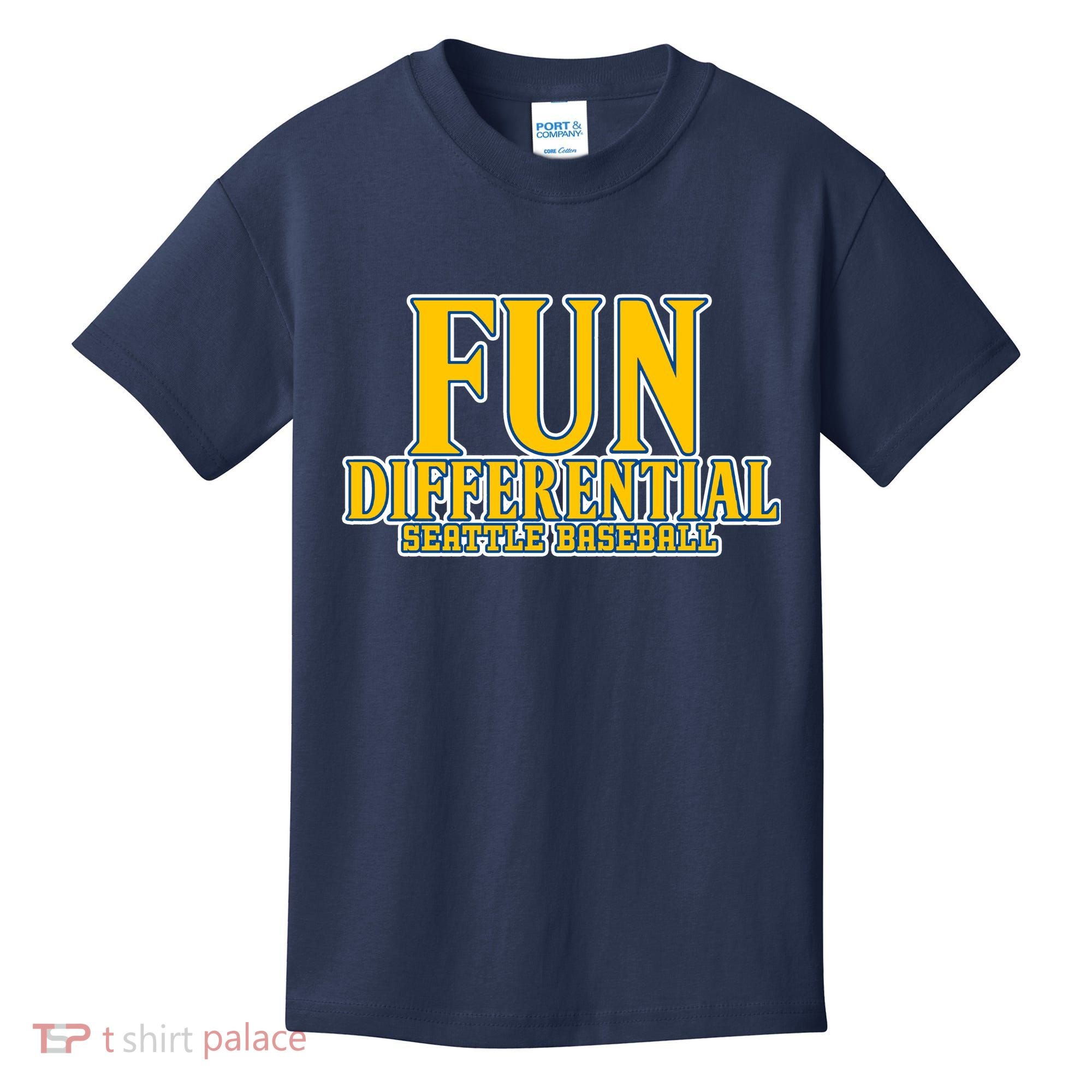 Fun Differential Seattle Baseball Kids T-Shirt