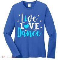 Funny Dancing Saying Dancer Dancing Lover Dance Women's Long Sleeve Shirt thumb 0