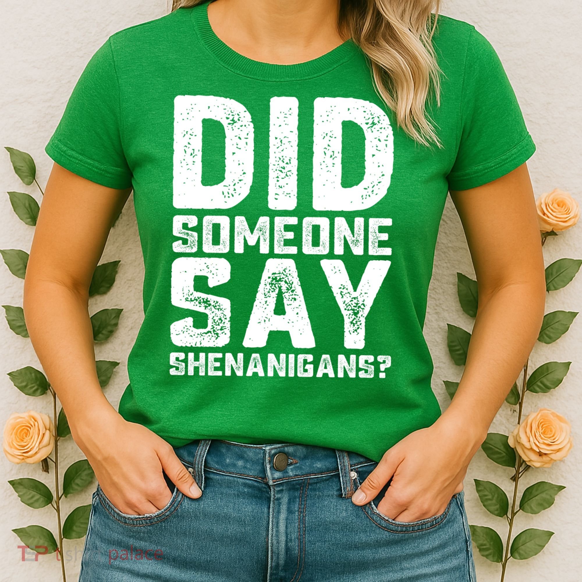 Funny Did Someone Say Shenanigans St Patricks Day Costume Women's T-Shirt