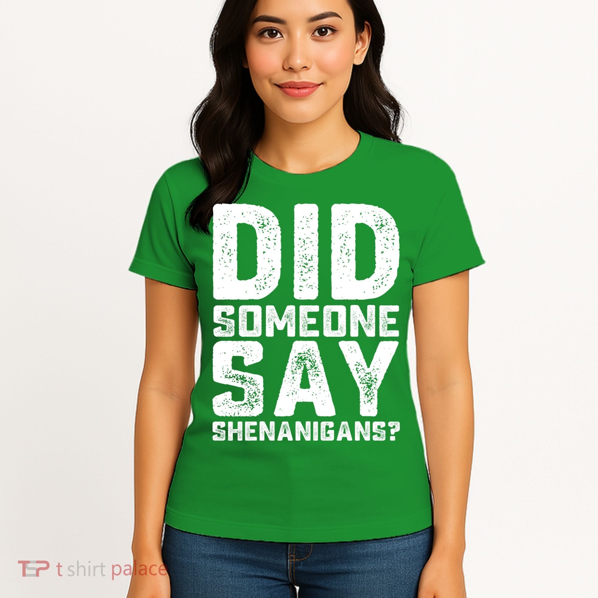 Funny Did Someone Say Shenanigans St Patricks Day Costume Women's T-Shirt
