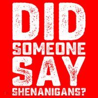 Funny Did Someone Say Shenanigans St Patricks Day Costume Santa Hat thumb 1