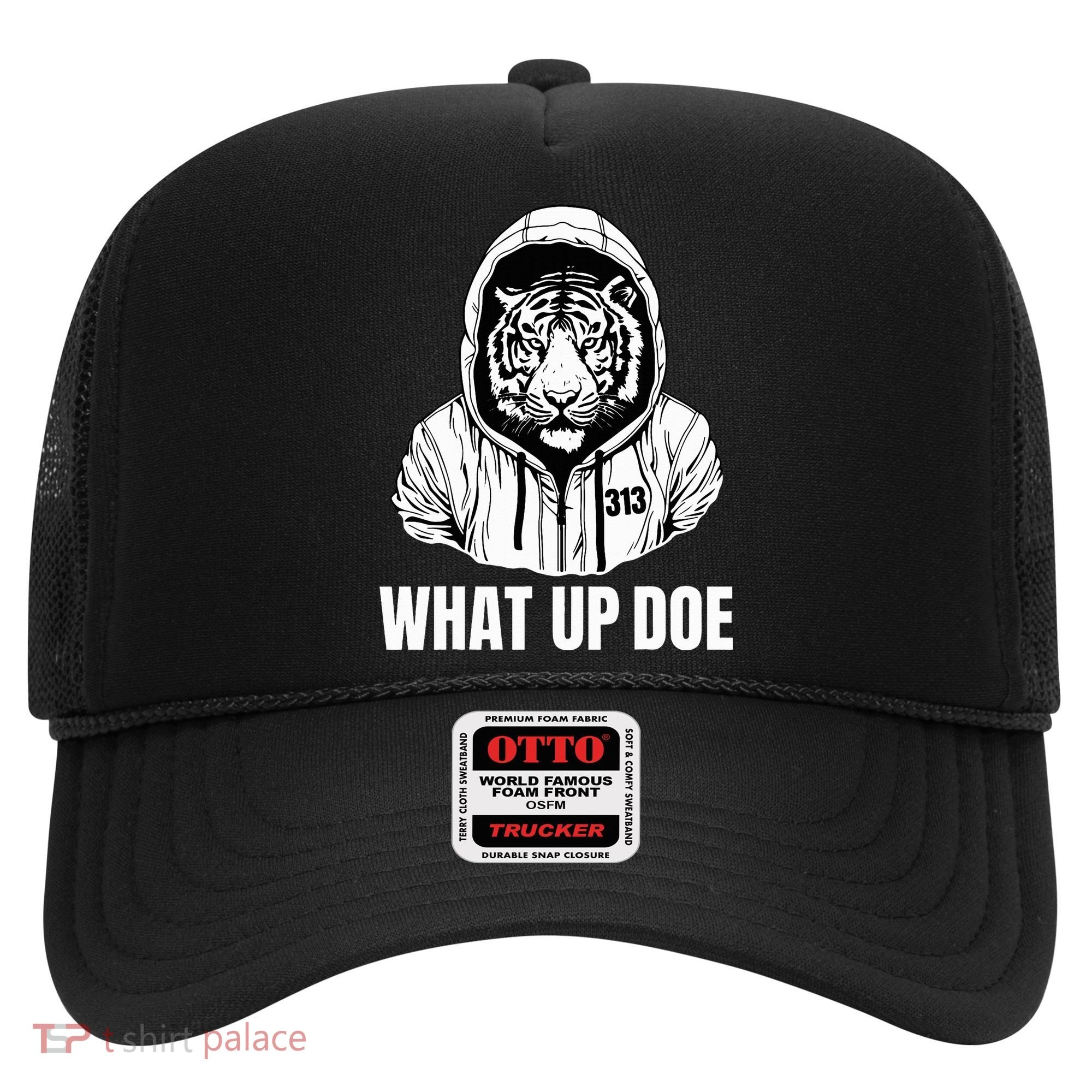 Funny Detroit Slang What Up Doe 313 Hat