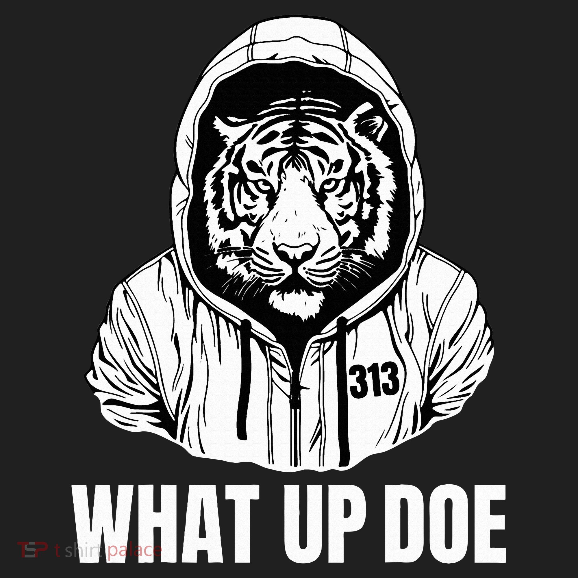 Funny Detroit Slang What Up Doe 313 Hat