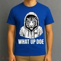 Funny Detroit Slang What Up Doe 313 T-Shirt thumb 3