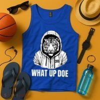 Funny Detroit Slang What Up Doe 313 Tank Top thumb 4