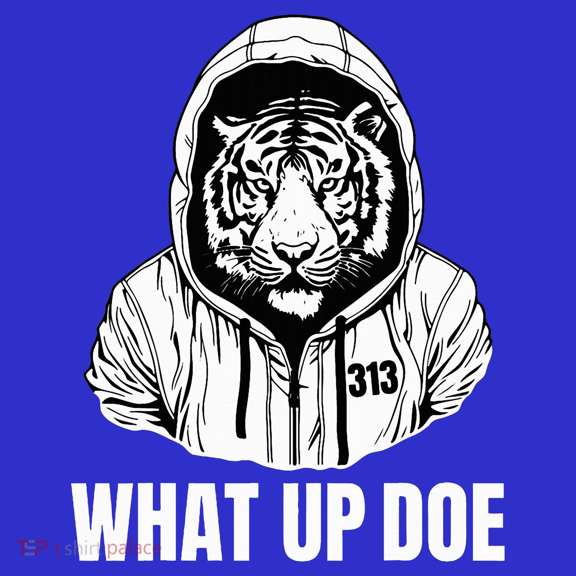 Funny Detroit Slang What Up Doe 313 Kids Sweatshirt