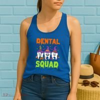 Funny Dental Squad Costume Trick Or Teeth Denstist Halloween Gift Women's Tank Top thumb 2