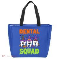 Funny Dental Squad Costume Trick Or Teeth Denstist Halloween Gift Tote Bag thumb 0