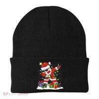 Funny Dabbing Santa Christmas Tree Lights Xmas Boys Beanie thumb 0