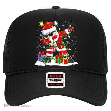 Funny Dabbing Santa Christmas Tree Lights Xmas Boys Hat