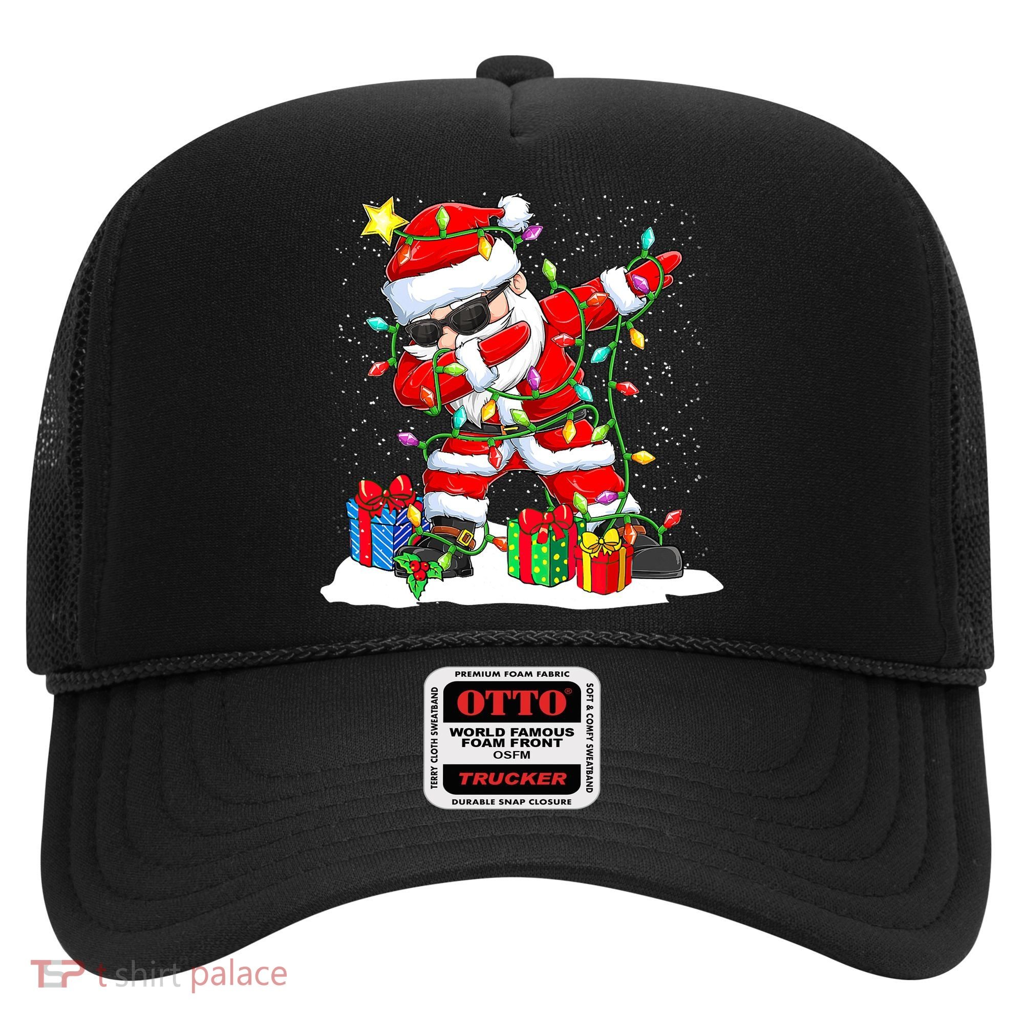 Funny Dabbing Santa Christmas Tree Lights Xmas Boys Hat
