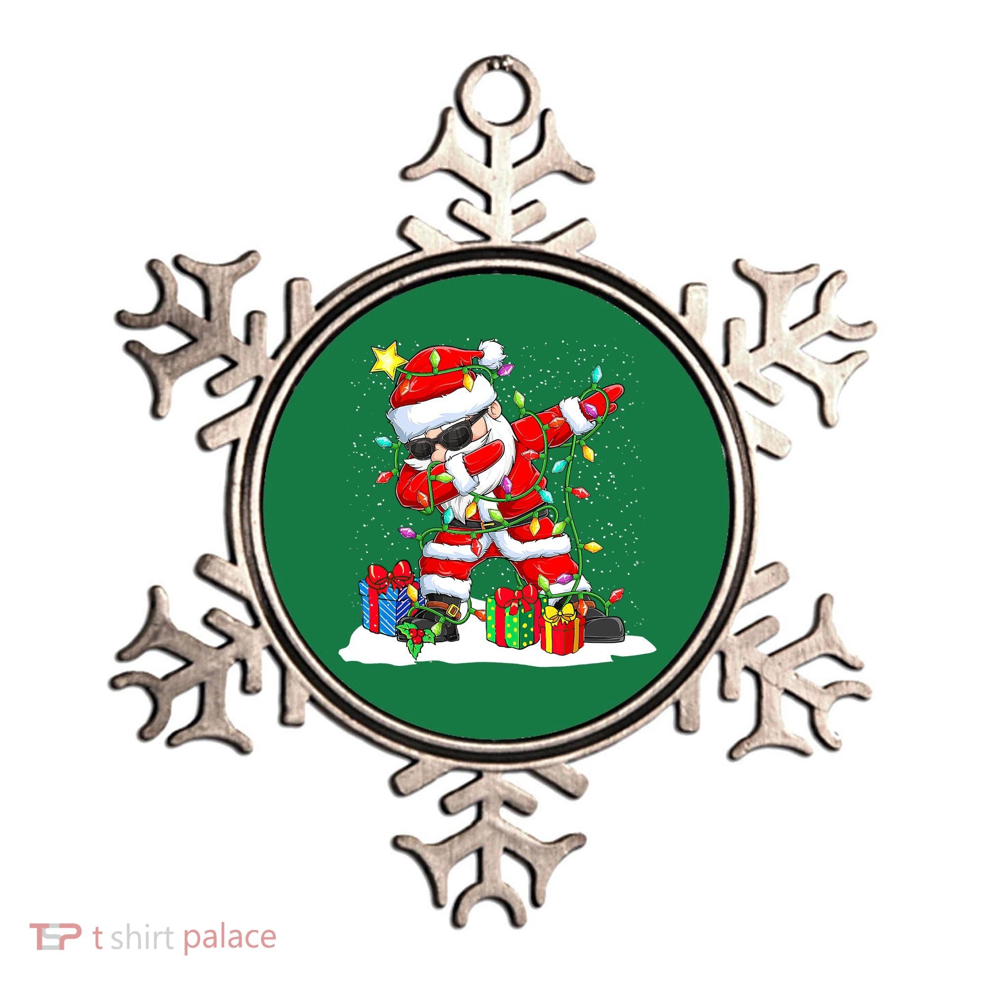 Funny Dabbing Santa Christmas Tree Lights Xmas Boys Ornament