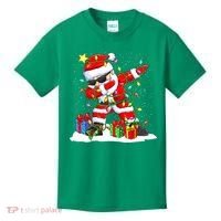 Funny Dabbing Santa Christmas Tree Lights Xmas Boys Kids T-Shirt thumb 0