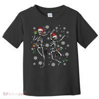 Festive Dancing Skeleton with Christmas Lights Toddler T-Shirt thumb 0