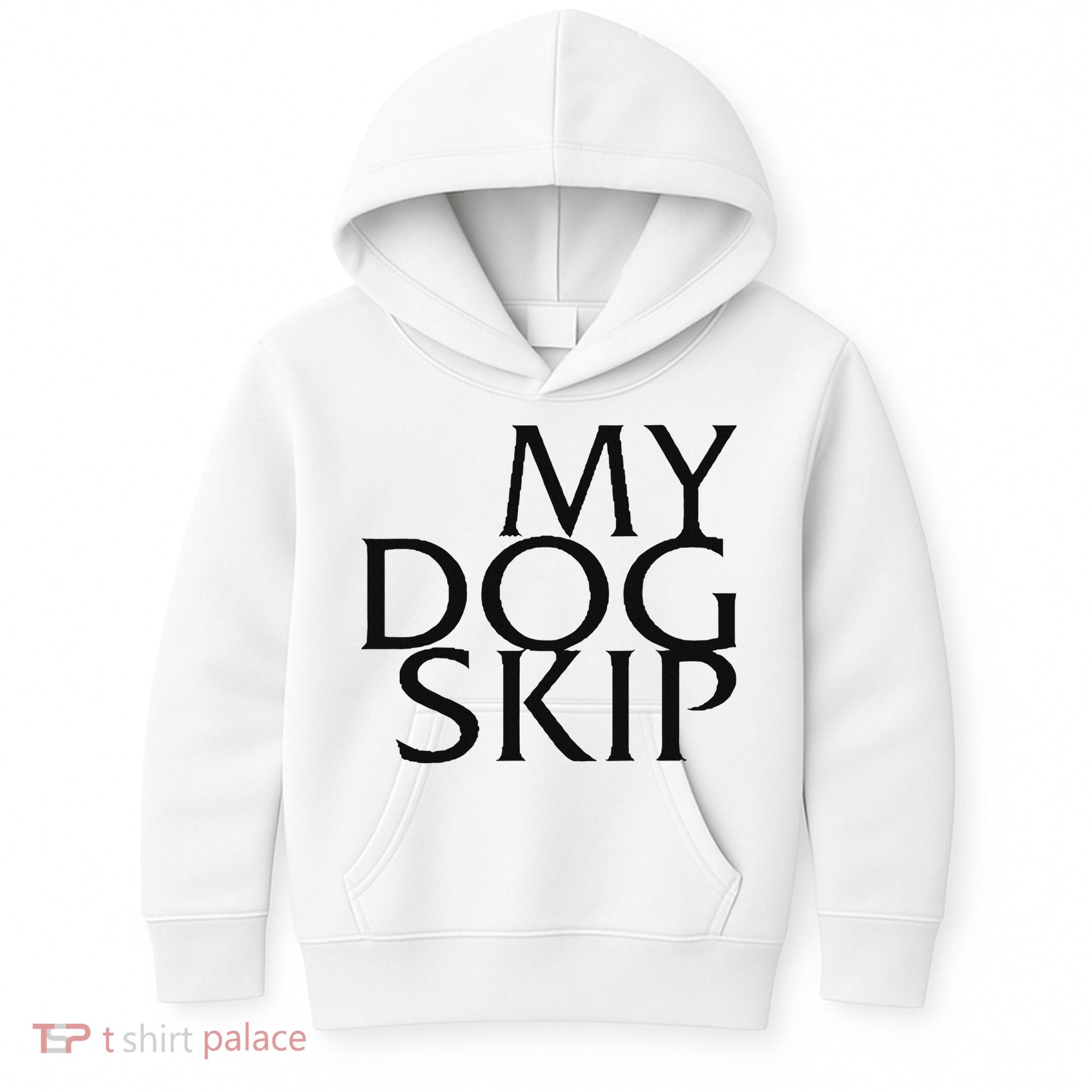 Funny Dog Saying My Dog Skip Kids Hoodie
