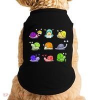 Funny Different Snails Gift Cool Shellfish Doggie Tank thumb 0