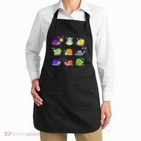Funny Different Snails Gift Cool Shellfish Apron thumb 2