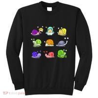 Funny Different Snails Gift Cool Shellfish Sweatshirt thumb 0