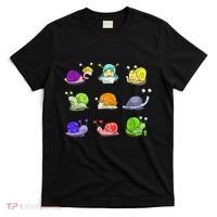 Funny Different Snails Gift Cool Shellfish T-Shirt thumb 0