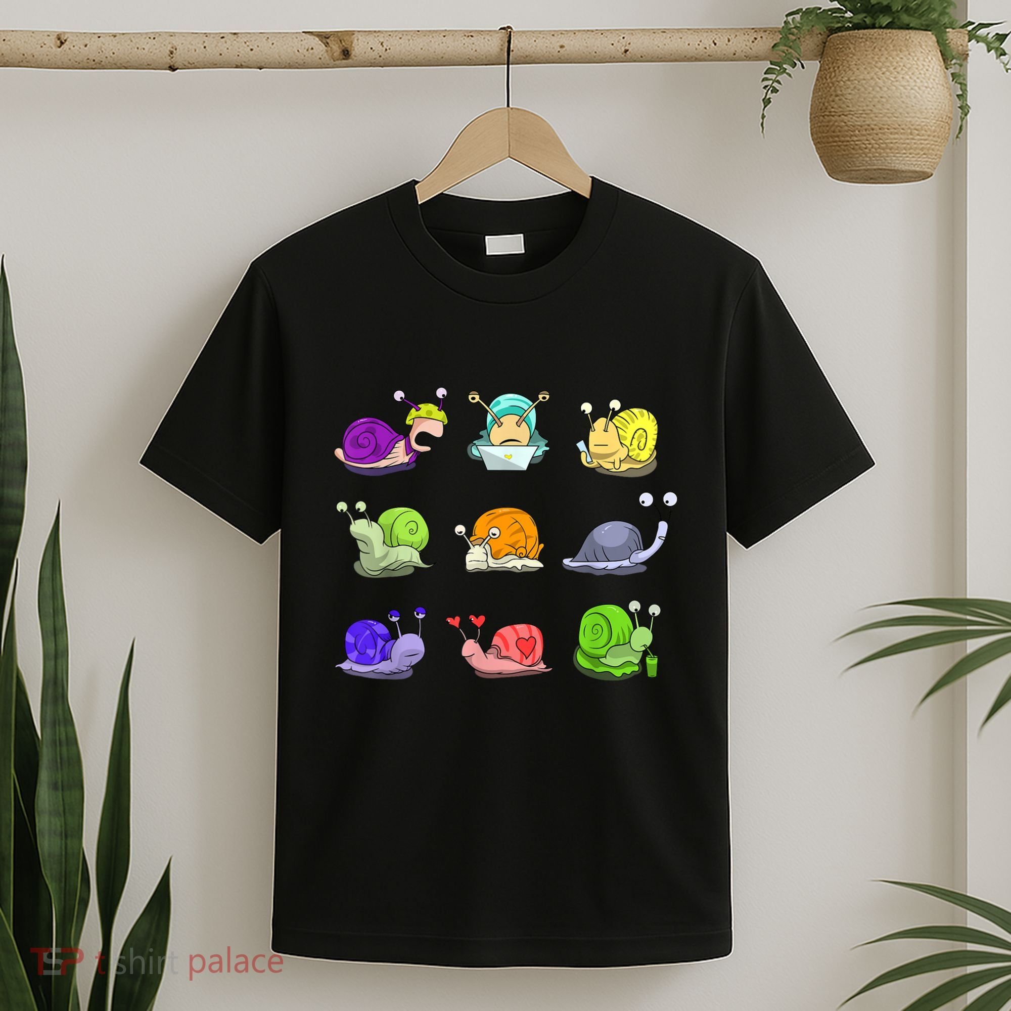Funny Different Snails Gift Cool Shellfish T-Shirt