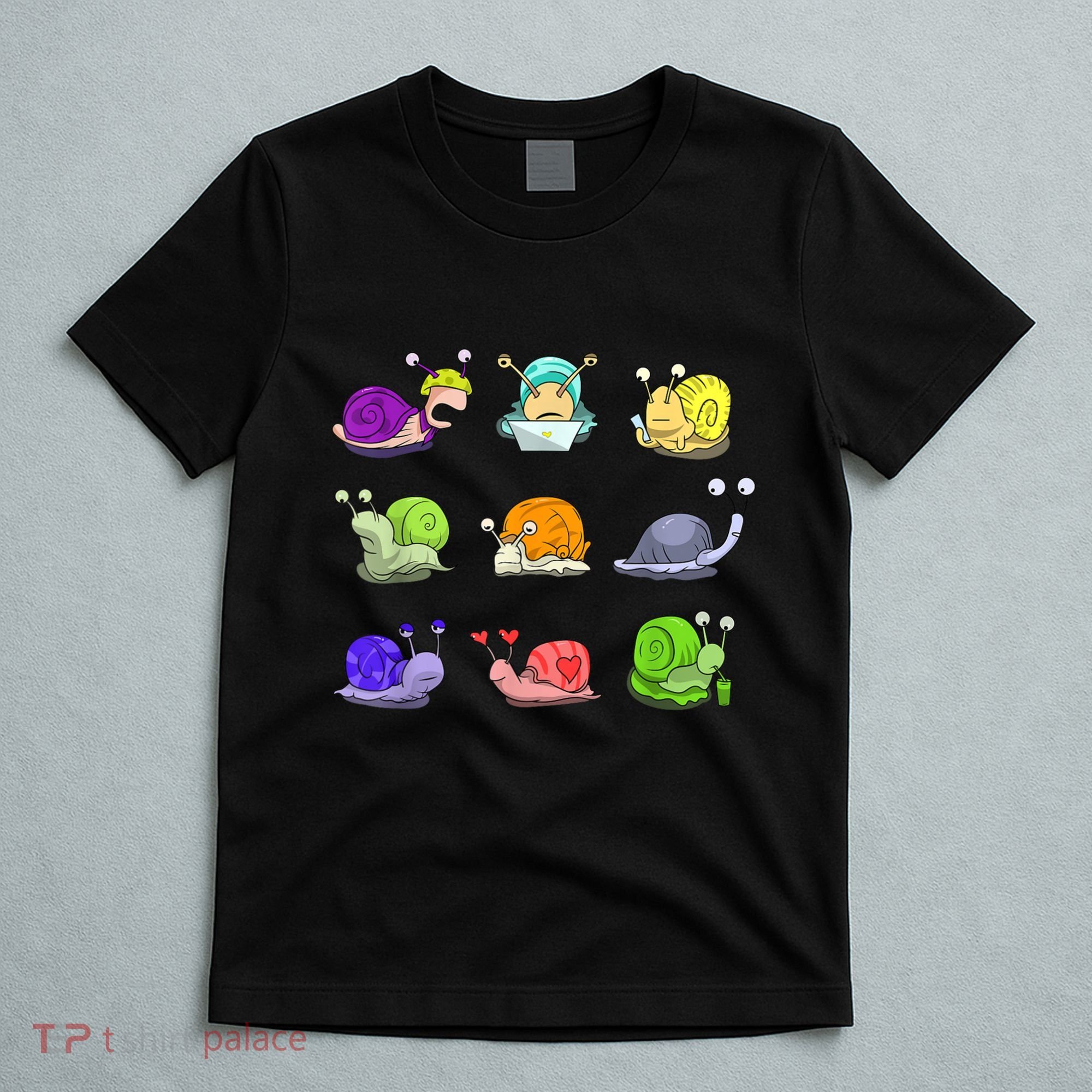 Funny Different Snails Gift Cool Shellfish T-Shirt