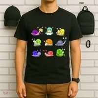 Funny Different Snails Gift Cool Shellfish T-Shirt thumb 6