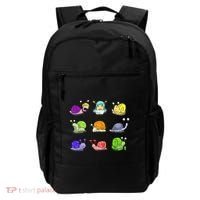 Funny Different Snails Gift Cool Shellfish Backpack thumb 0