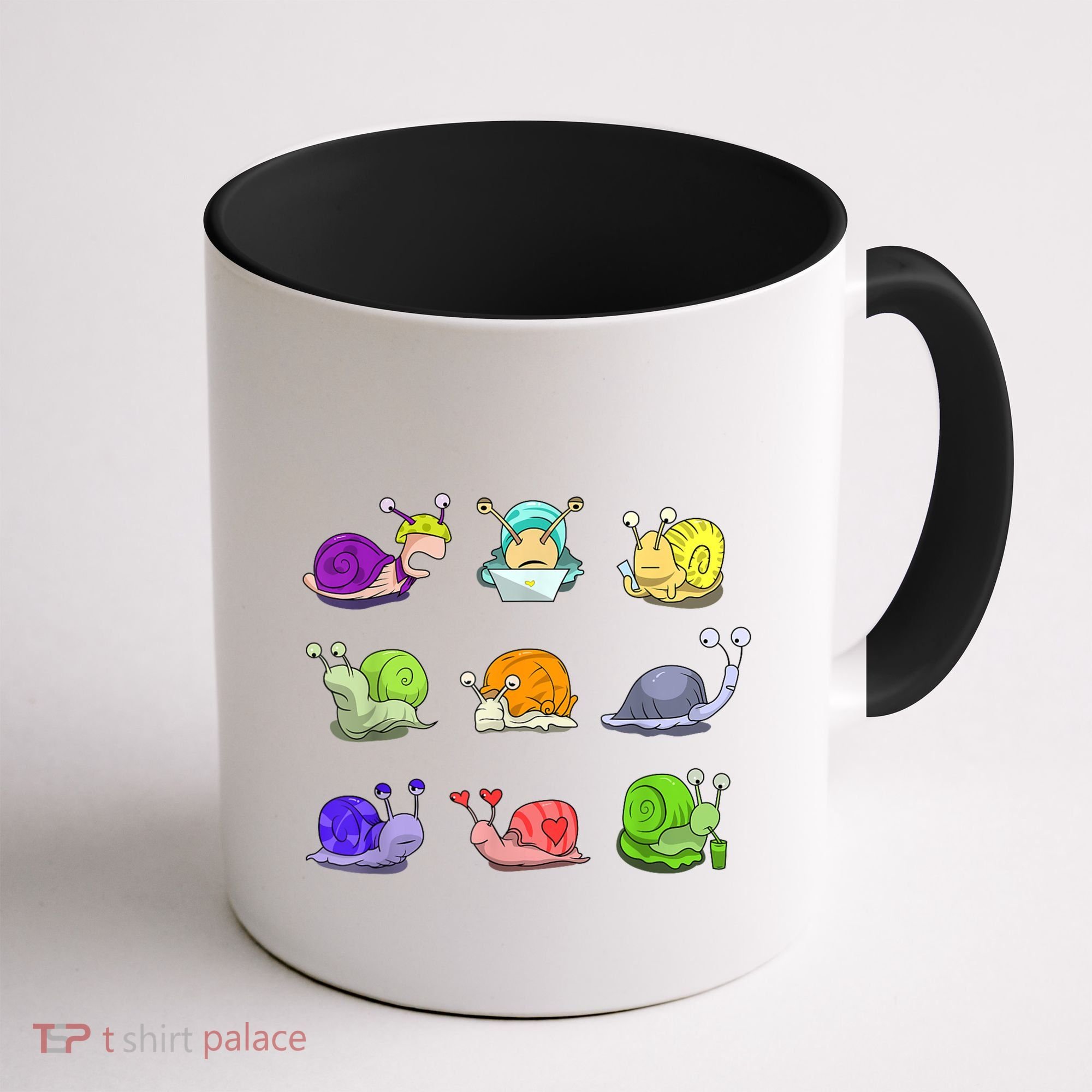 Funny Different Snails Gift Cool Shellfish Coffee Mug