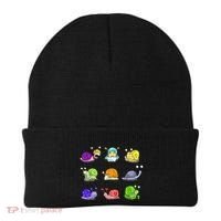 Funny Different Snails Gift Cool Shellfish Beanie thumb 0