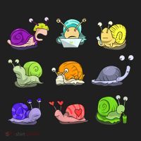 Funny Different Snails Gift Cool Shellfish Beanie thumb 2