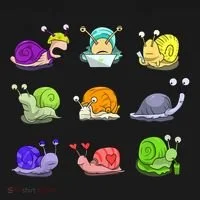 Funny Different Snails Gift Cool Shellfish Polo thumb 3