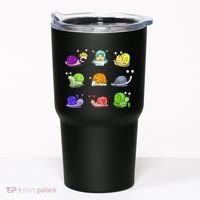 Funny Different Snails Gift Cool Shellfish Tumbler thumb 0