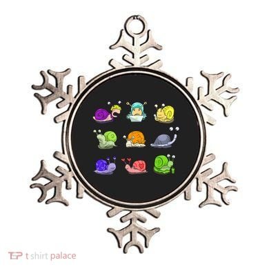 Funny Different Snails Gift Cool Shellfish Ornament