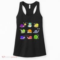 Funny Different Snails Gift Cool Shellfish Women's Tank Top thumb 0