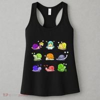 Funny Different Snails Gift Cool Shellfish Women's Tank Top thumb 3
