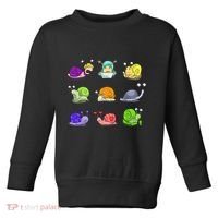 Funny Different Snails Gift Cool Shellfish Toddler Sweatshirt thumb 0