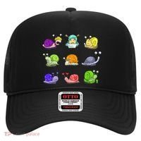 Funny Different Snails Gift Cool Shellfish Hat thumb 0