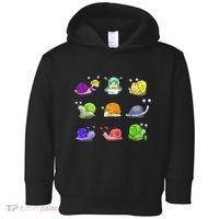 Funny Different Snails Gift Cool Shellfish Toddler Hoodie thumb 0