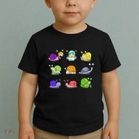 Funny Different Snails Gift Cool Shellfish Toddler T-Shirt thumb 2