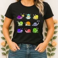 Funny Different Snails Gift Cool Shellfish Women's T-Shirt thumb 2