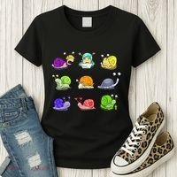 Funny Different Snails Gift Cool Shellfish Women's T-Shirt thumb 3