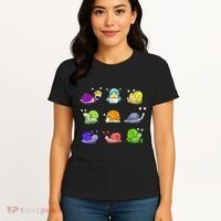Funny Different Snails Gift Cool Shellfish Women's T-Shirt thumb 4