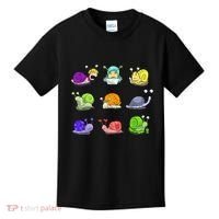 Funny Different Snails Gift Cool Shellfish Kids T-Shirt thumb 0