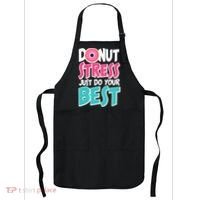 Funny Donut Stress Just Do Your Best School Testing Apron thumb 0