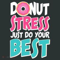 Funny Donut Stress Just Do Your Best School Testing T-Shirt thumb 7